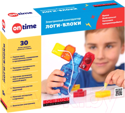 Конструктор электромеханический On Time Логи-блоки / 70021 - фото