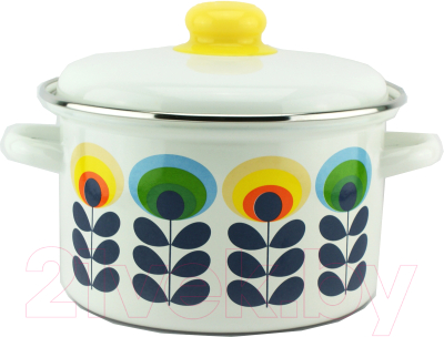 Кастрюля Эмаль 01-Б1612/4М - фото