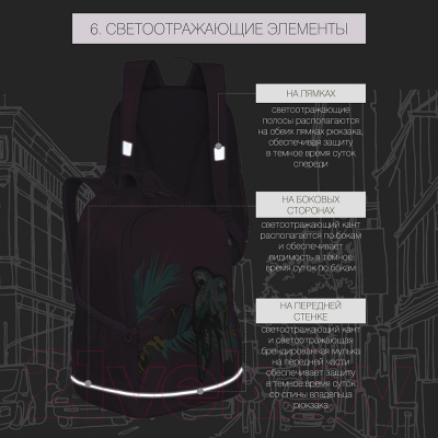 Школьный рюкзак Grizzly RG-163-2