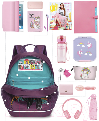 Школьный рюкзак Grizzly RG-163-2