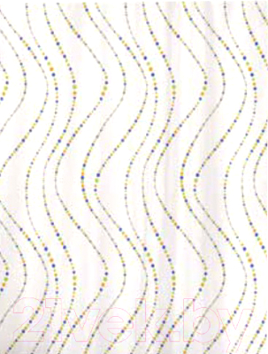 Шторка-занавеска для ванны Miranda Wavy Beige - фото