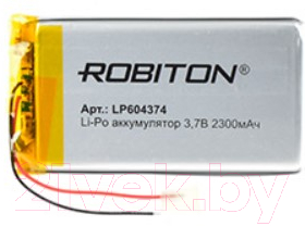 Аккумулятор Robiton LP604374 - фото
