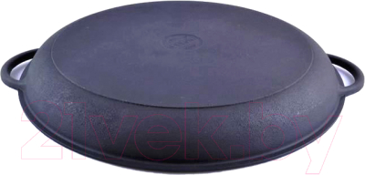 Крышка-сковородка для казана Grand Metall Invest Чугунная (52см/22л) - фото