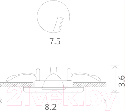 Точечный светильник Arte Lamp Aqua Spot A5440PL-1CC