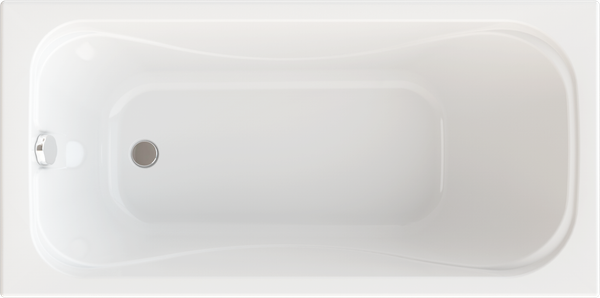 Ванна акриловая Triton Стандарт 140x70 (с ножками, экраном и сифоном) - фото