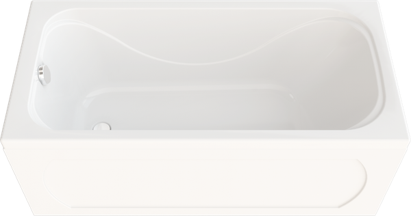 Ванна акриловая Triton Стандарт 140x70 (с ножками, экраном и сифоном)