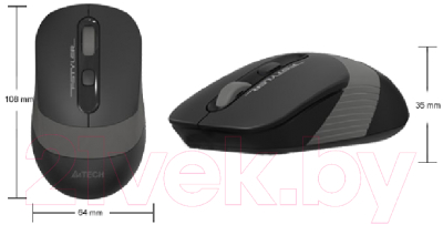 Мышь A4Tech Fstyler FG10