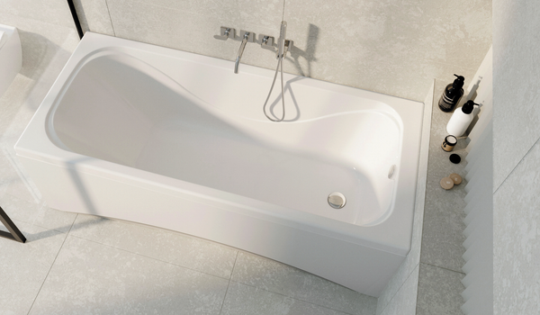 Ванна акриловая Triton Стандарт 120x70 (с ножками, экраном и сифоном)