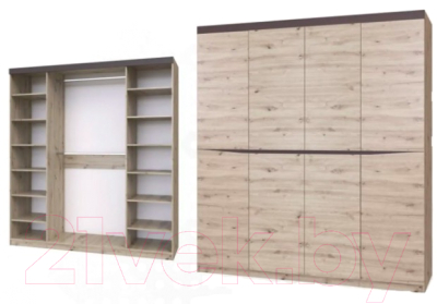 Шкаф Bravo Мебель Тиана ШР-4