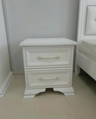 Прикроватная тумба Bravo Мебель Грация 2ящ