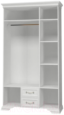 Шкаф Bravo Мебель Грация ШР-3 (белый)