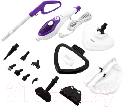 Пароочиститель Kitfort KT-1004-4 (фиолетовый)