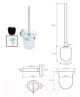 Ершик для унитаза Bemeta Neo 104113015