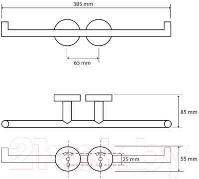 Держатель для туалетной бумаги Bemeta Dark 104201070