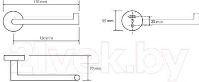 Держатель для туалетной бумаги Bemeta Dark 104212030L