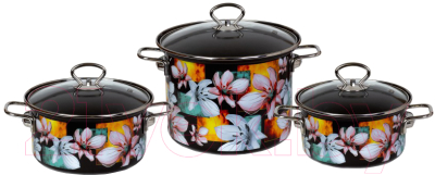Набор кастрюль КМЗ Адель 5 1 Элит - фото