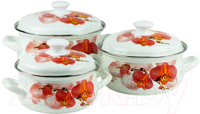 Набор кастрюль КМЗ Анжелина 1 - фото