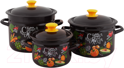 Набор кастрюль КМЗ Рацион 1 - фото