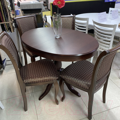 Стул ТехКомПро СМ 10 (бук/тон орех с патиной/ткань 180А)