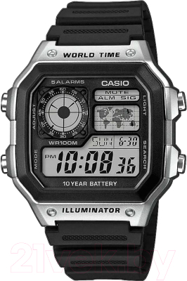 Часы наручные мужские Casio AE-1200WH-1CVEF - фото