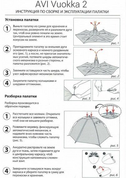 Палатка AVI-Outdoor NordKapp Vuokka 2 / AV-5912