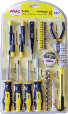 Универсальный набор инструментов WMC Tools 2072 - фото