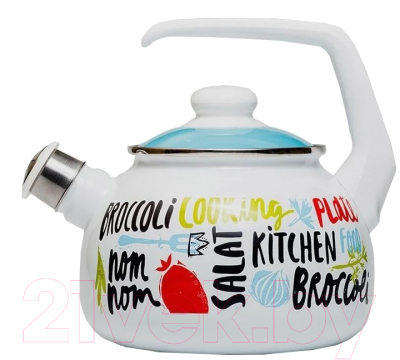 Чайник со свистком Metrot Брокколи 2701 / 181001 - фото