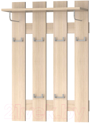 Вешалка для одежды Премиум ВО-3 с полочкой - фото