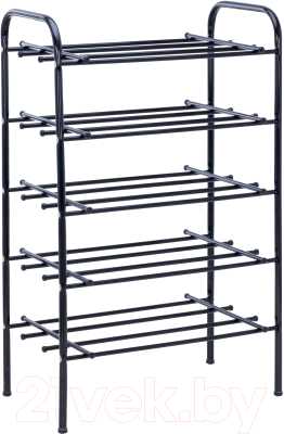 Полка для обуви Импэкс Leset Комо 5 (черный) - фото