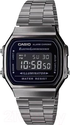Часы наручные мужские Casio A-168WGG-1B - фото