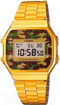 Часы наручные мужские Casio A-168WEGC-3E - фото