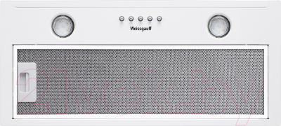 Вытяжка скрытая Weissgauff Alpha 60 PB WH