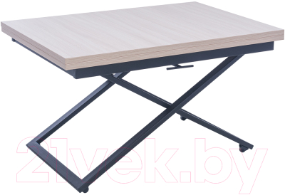 Стол-трансформер Импэкс Leset Манхэттен (черный муар/шимо светлый)