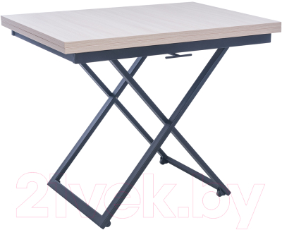 Стол-трансформер Импэкс Leset Манхэттен (черный муар/шимо светлый)