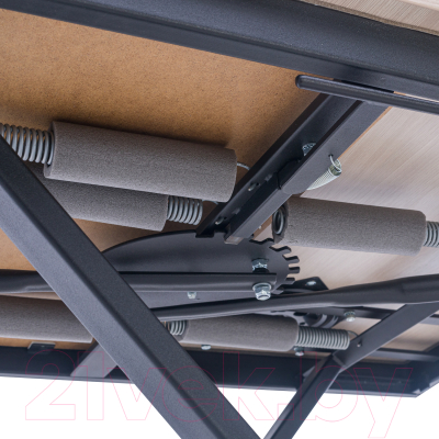 Стол-трансформер Импэкс Leset Манхэттен (черный муар/шимо светлый)