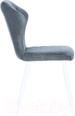 Стул Импэкс Leset Шейл (белый/велюр графит)