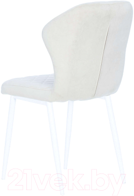 Стул Импэкс Leset Шейл (белый/велюр песочный)
