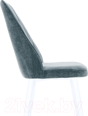 Стул Импэкс Leset Дрим (белый/велюр серый)