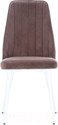 Стул Импэкс Leset Дрим (белый/велюр коричневый)