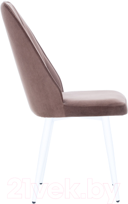 Стул Импэкс Leset Дрим (белый/велюр коричневый)