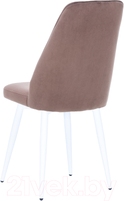 Стул Импэкс Leset Дрим (белый/велюр коричневый)