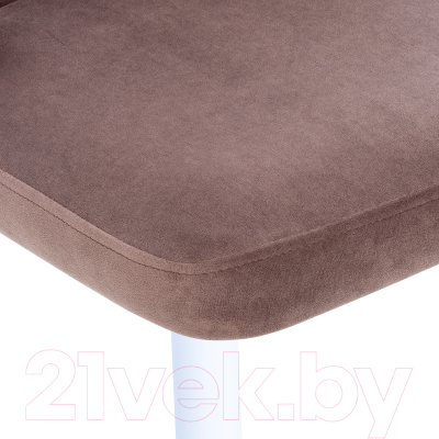 Стул Импэкс Leset Дрим (белый/велюр коричневый)