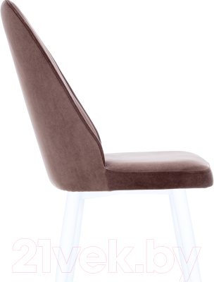 Стул Импэкс Leset Дрим (белый/велюр коричневый)