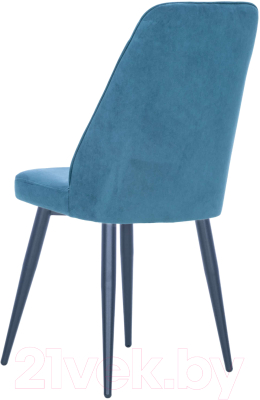 Стул Импэкс Leset Дрим (черный/велюр морская волна)