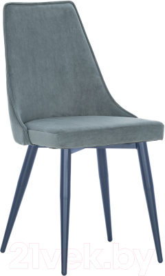 Стул Импэкс Leset Эби (черный/велюр серый) - фото