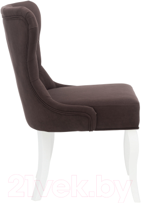Стул Импэкс Leset Один (белая эмаль/велюр шоколадный 04)