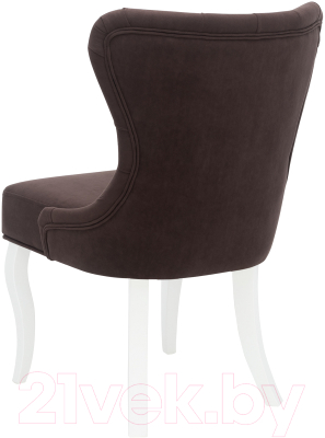 Стул Импэкс Leset Один (белая эмаль/велюр шоколадный 04)