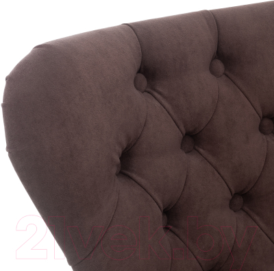 Стул Импэкс Leset Один (белая эмаль/велюр шоколадный 04)