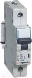 Выключатель автоматический Legrand TX3 1P C 6A 10kA 1M / 403913 - фото