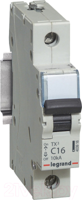 Выключатель автоматический Legrand TX3 1P C 16A 10kA 1M / 403916 - фото